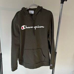 Champion Forest Green Fleece Hoodie size XXL